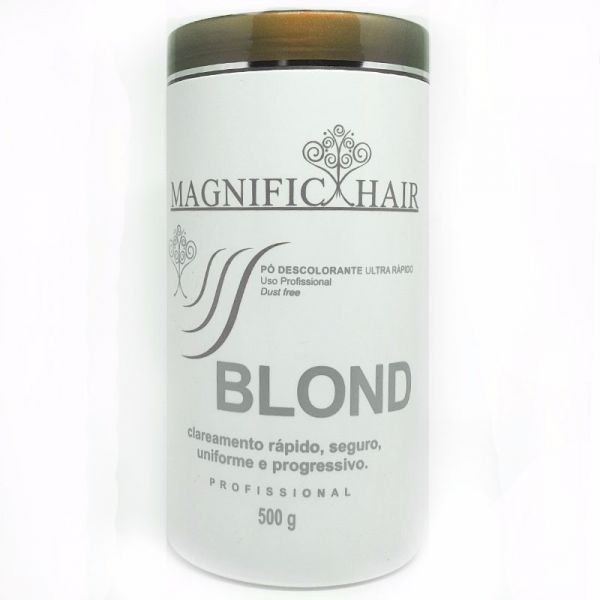 Pó descolorante branco 500gr Magnific Hair